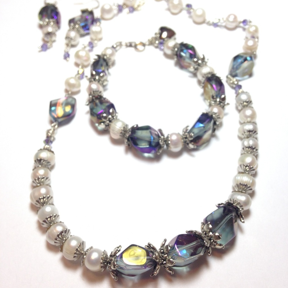 Fresh Water Pearl Jewelry Set